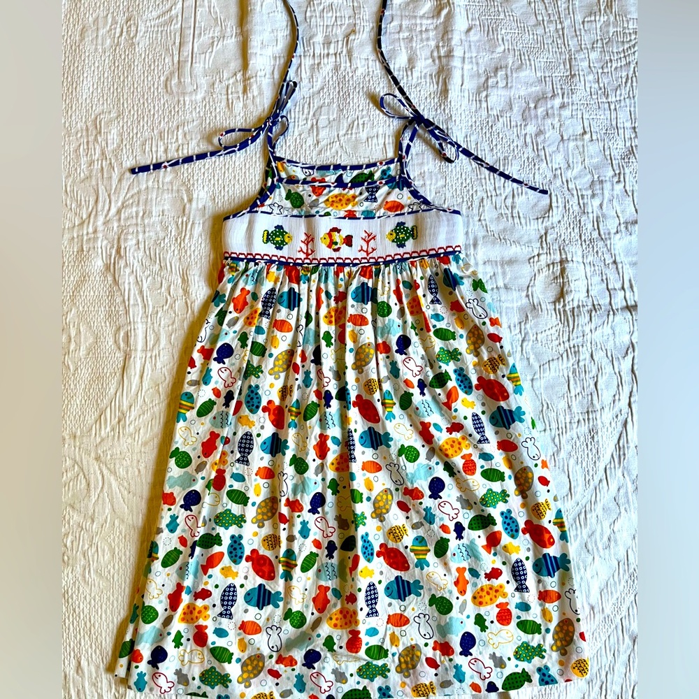 Girls Smocked Dress